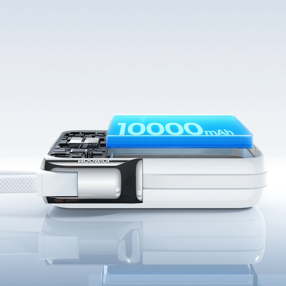 Extern batteri Joyroom JR-PBF27 Pro, 10000mAh, 30W, QC + PD, 1 x Lightning - 2 x USB-C, Vit