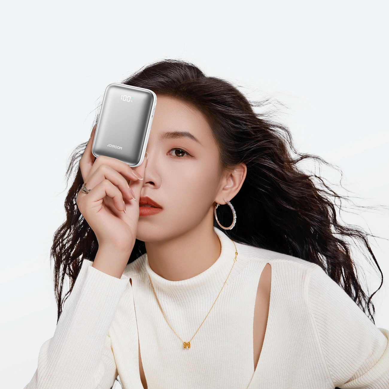 Extern batteri Joyroom JR-PBF29, 20000mAh, 22.5W, QC + PD, 1 x Lightning - 2 x USB-C, Vit