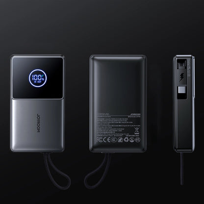 Extern batteri Joyroom JR-PR1, 10000mAh, 22.5W, PD, 2 x USB-C, Grå