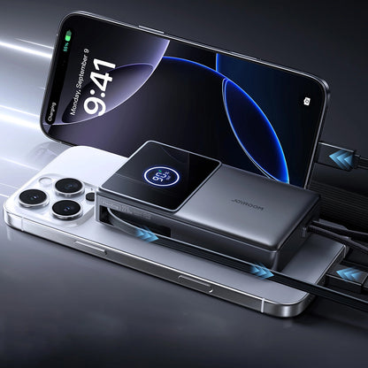 Extern batteri Joyroom JR-PR1, 10000mAh, 22.5W, PD, 2 x USB-C, Grå