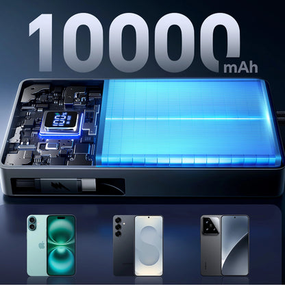 Extern batteri Joyroom JR-PR1, 10000mAh, 22.5W, PD, 2 x USB-C, Grå