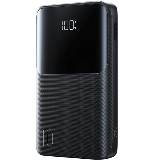 Extern batteri Joyroom JR-QP191, 10000mAh, 22.5W, QC + PD, 1 x USB-A - 2 x USB-C, Svart