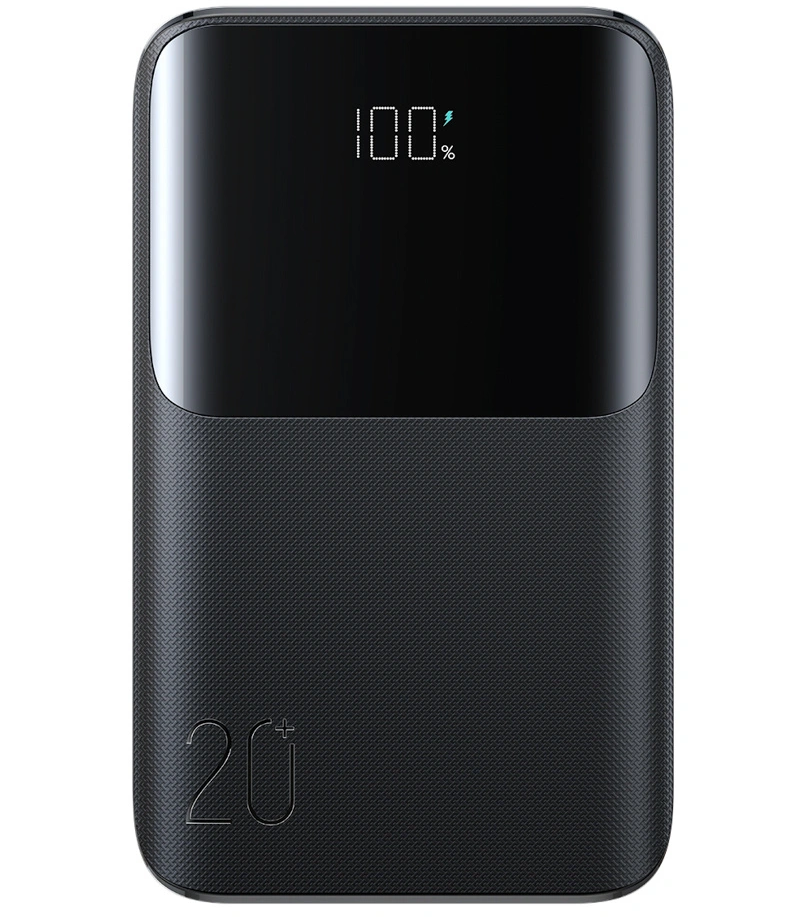 Joyroom JR-QP192 External Battery, 20000mAh, 22.5W, QC + PD, 1 x USB-A - 2 x USB-C, Black