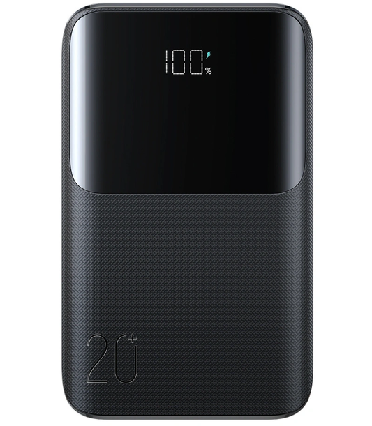 Extern batteri Joyroom JR-QP192, 20000mAh, 22.5W, QC + PD, 1 x USB-A - 2 x USB-C, Svart