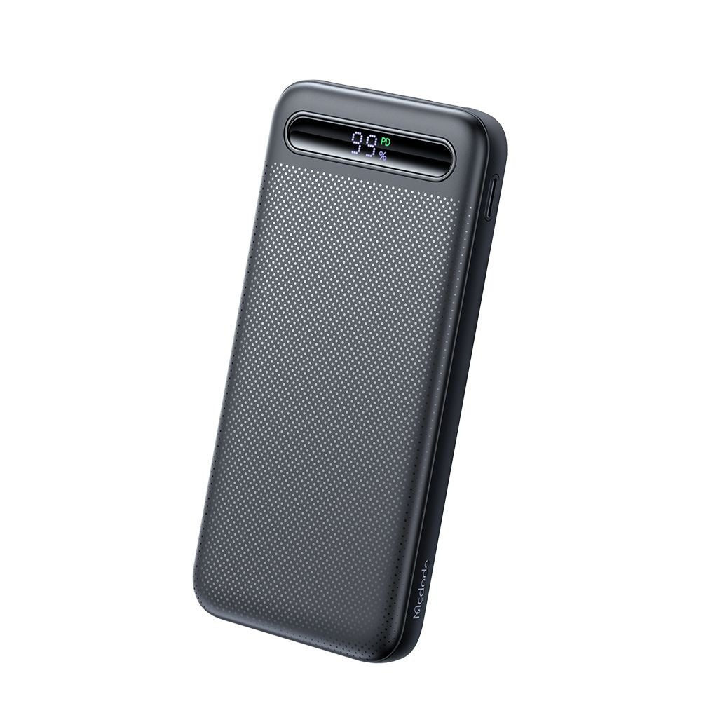 Extern batteri McDodo MC-3881 Star, 10000mAh, 22.5W, QC + PD, 2 x USB-A - 1 x USB-C, Svart