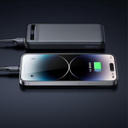 Extern batteri McDodo MC-3881 Star, 10000mAh, 22.5W, QC + PD, 2 x USB-A - 1 x USB-C, Svart