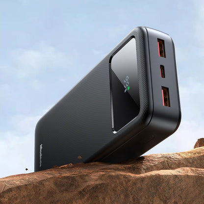Extern batteri McDodo MC-4230, 20000mAh, 22.5W, QC + PD, 2 x USB-A - 1 x USB-C, Svart