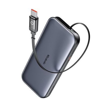 Externt Batteri McDodo MC-5920 MetaFree, 10000mAh, 45W, PD, 2 x USB-C, Grå