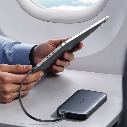 Externt Batteri McDodo MC-5920 MetaFree, 10000mAh, 45W, PD, 2 x USB-C, Grå