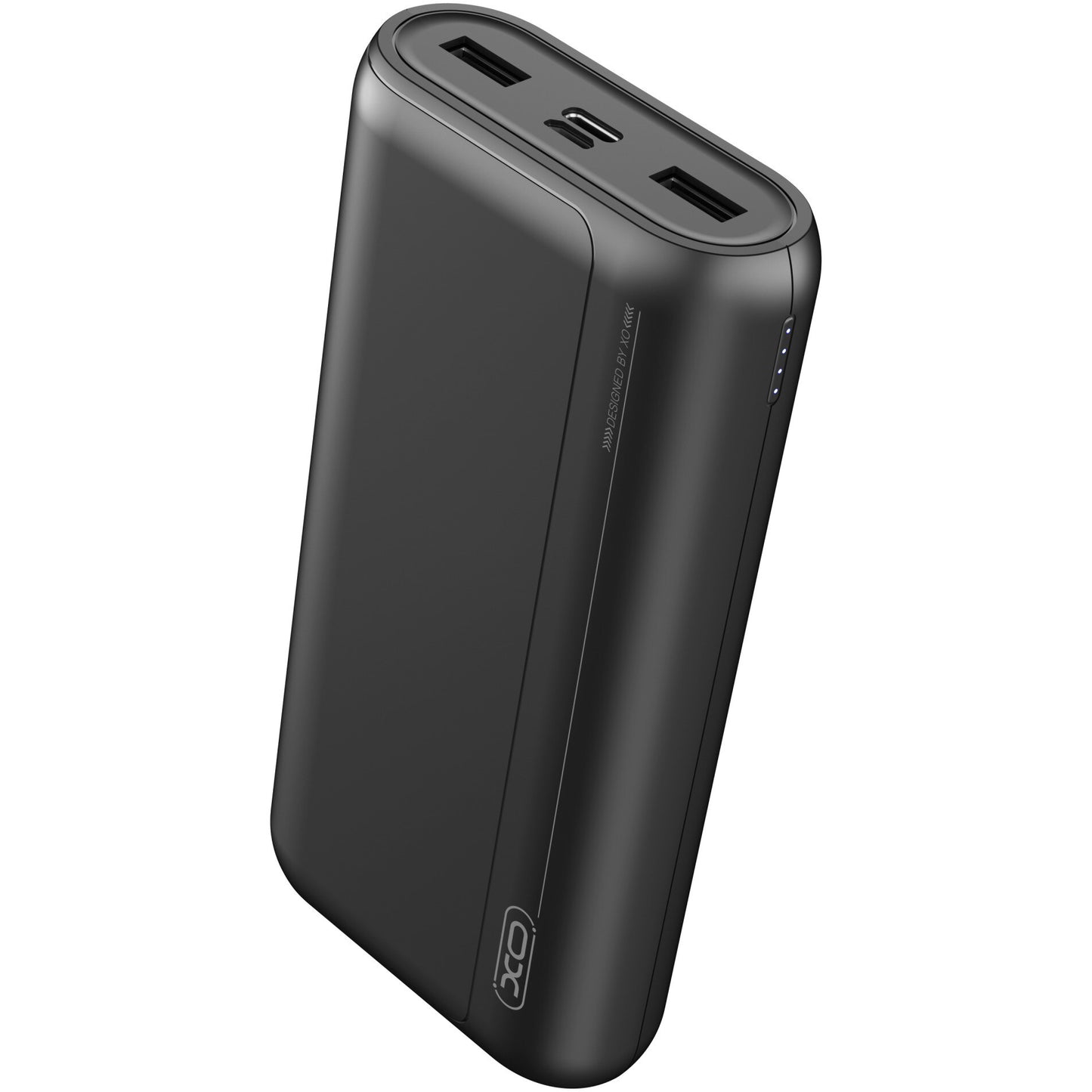 Extern batteri XO Design PR127, 20000mAh, 22.5W, QC + PD, 1 x USB-C - 2 x USB-A, Svart