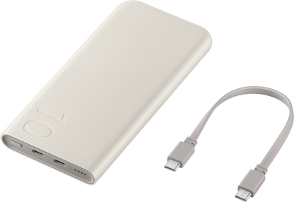 Samsung Extern Batteri, 10000mAh, Beige EB-P3401XUEGWW
