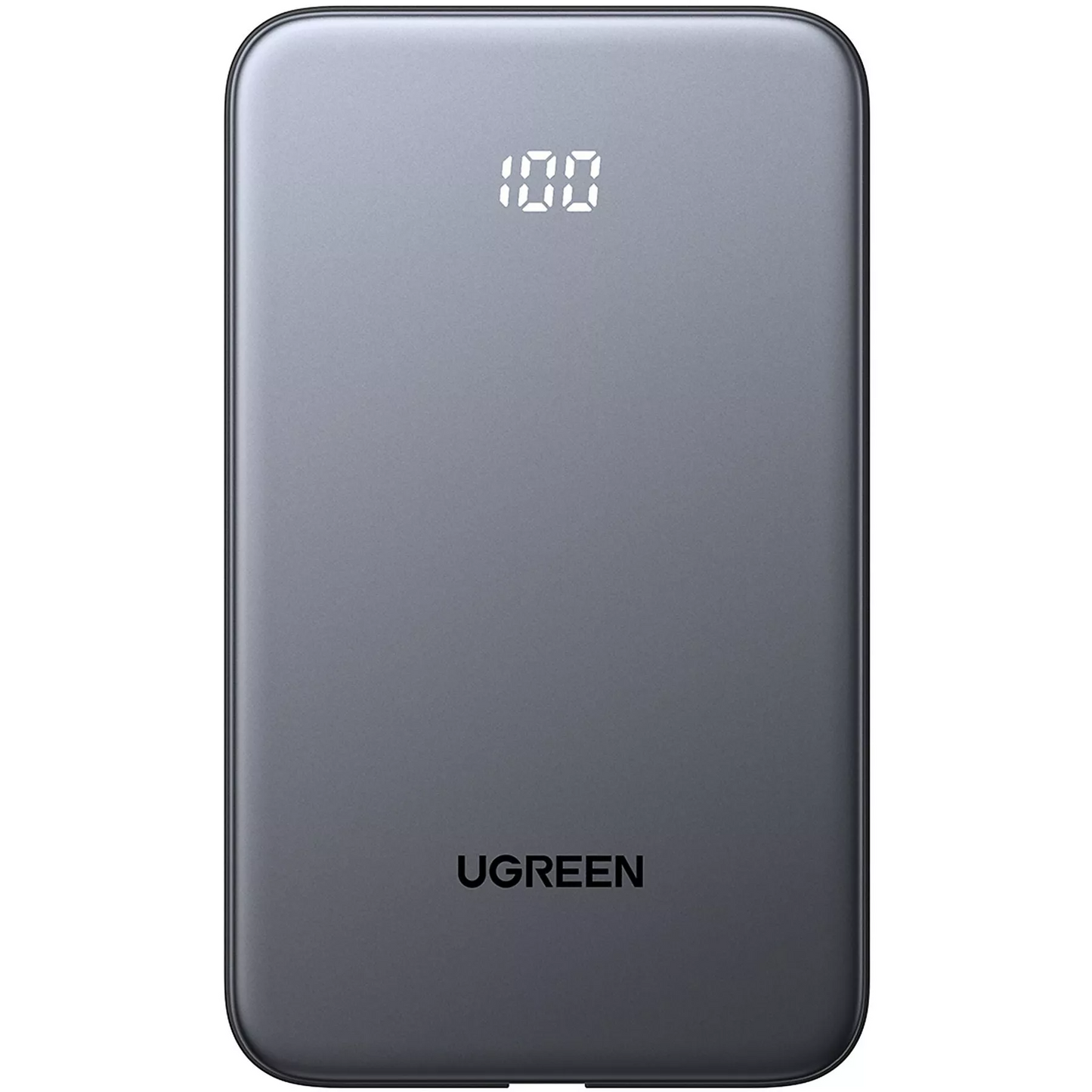 Extern batteri UGREEN PB526 (75161B), 10000mAh, 20W, QC + PD, 1 x USB-A - 2 x USB-C, Grå