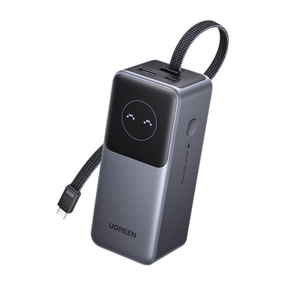 Extern batteri UGREEN PB723, 20000mAh, 130W, QC + PD, 1 x USB-A - 2 x USB-C, Grå