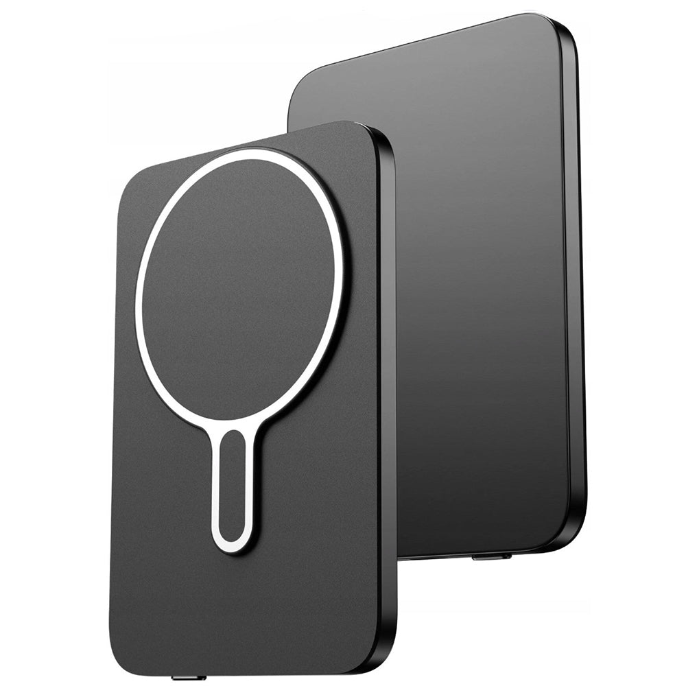 Trådlös Extern Batteri 3MK MagSnap Go, 5000mAh, 20W, PD + FQI, 1 x QI - 1 x USB-C, Grå