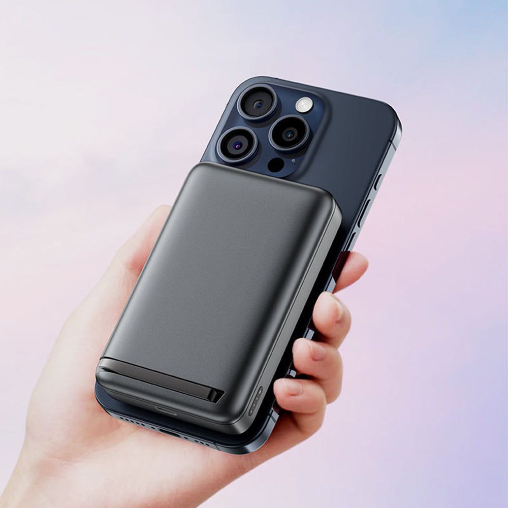 Trådlös Extern Batteri Acefast M11, 10000mAh, 30W, PD + FQI, 1 x QI - 1 x USB-C, Svart