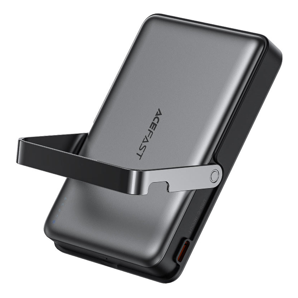 Trådlös Extern Batteri Acefast M17, 10000mAh, 22.5W, PD + FQI, 1 x QI - 1 x USB-C, Svart