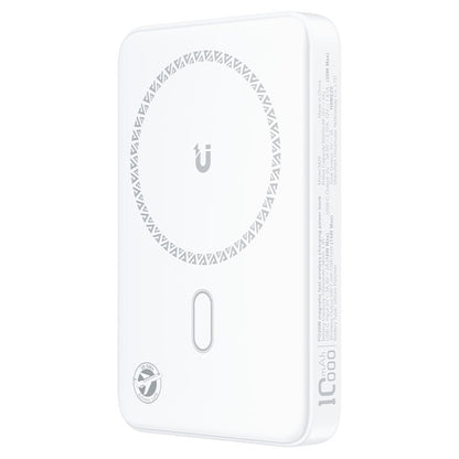 Extern trådlös batteri Acefast M26, 10000mAh, 20W, PD + FQI, 1 x QI - 1 x USB-C, Vit