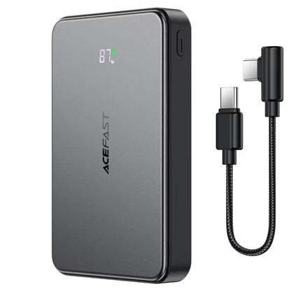 Trådlös Extern Batteri Acefast M31, 10000mAh, 22.5W, QC + PD + FQI, 1 x QI - 1 x USB-A - 2 x USB-C, Svart