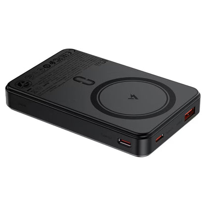 Trådlös Extern Batteri Acefast M31, 10000mAh, 22.5W, QC + PD + FQI, 1 x QI - 1 x USB-A - 2 x USB-C, Svart