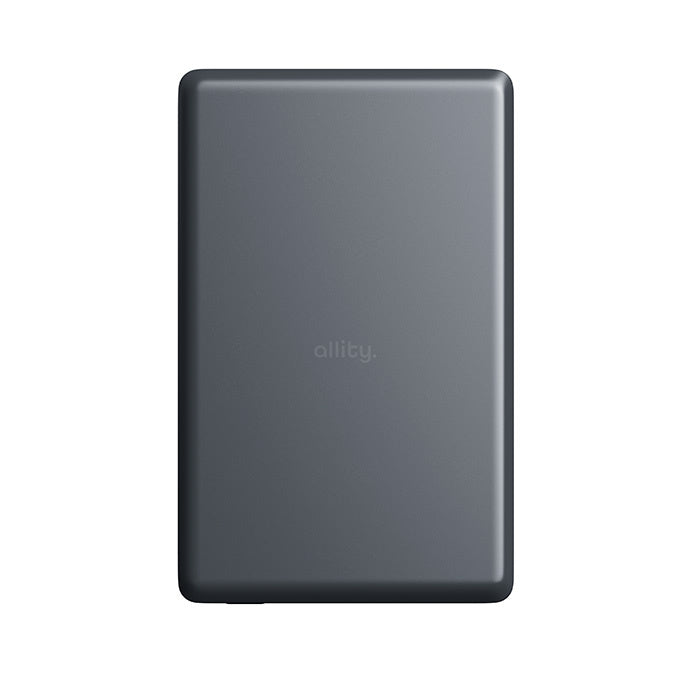 Extern trådlös batteri Allity. APB-300, 5000mAh, 20W, PD + FQI, 1 x QI - 1 x USB-C, Grå
