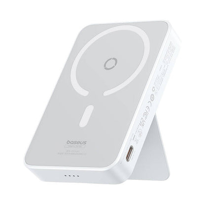 Extern batteri Wireless Baseus MagPro PPCXZ05, 5000mAh, 20W, PD + FQI, 1 x QI - 1 x USB-C, Vit P10064101223-00