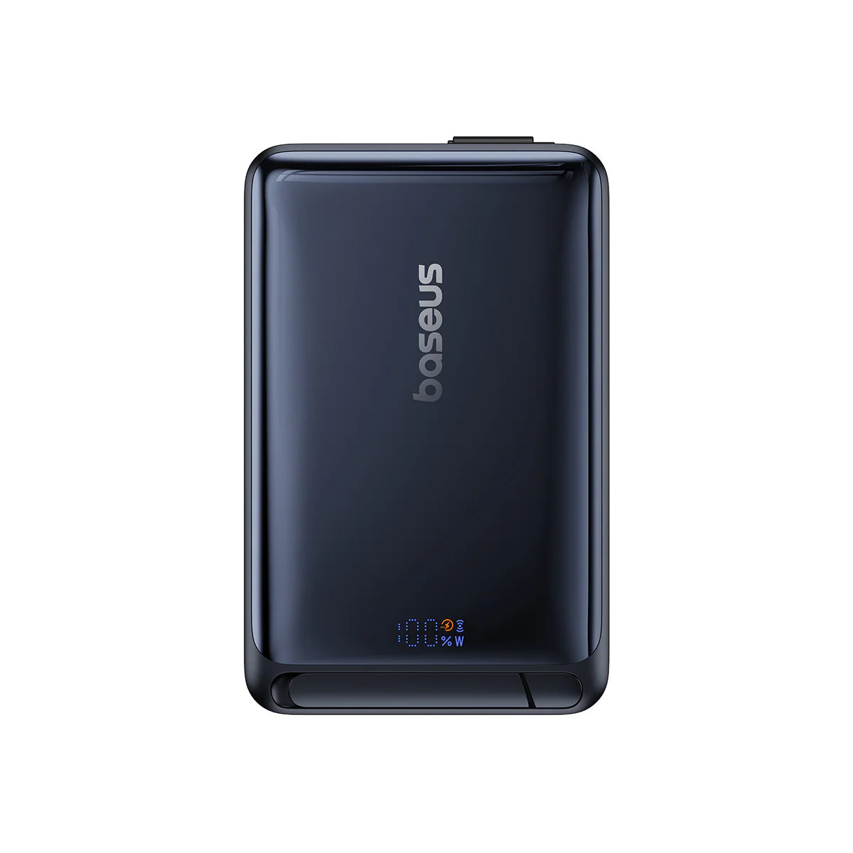 Extern batteri Wireless Baseus Nomos, 10000mAh, 45W, PD + FQI, 1 x QI - 2 x USB-C, Svart P10078800123-00
