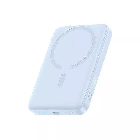 Trådlös Extern Batteri Baseus EnerFill FM11 Ultra-Mini, 10000mAh, 22.5W, PD + FQI, 1 x QI - 1 x USB-C, Blå P1008210E313-00