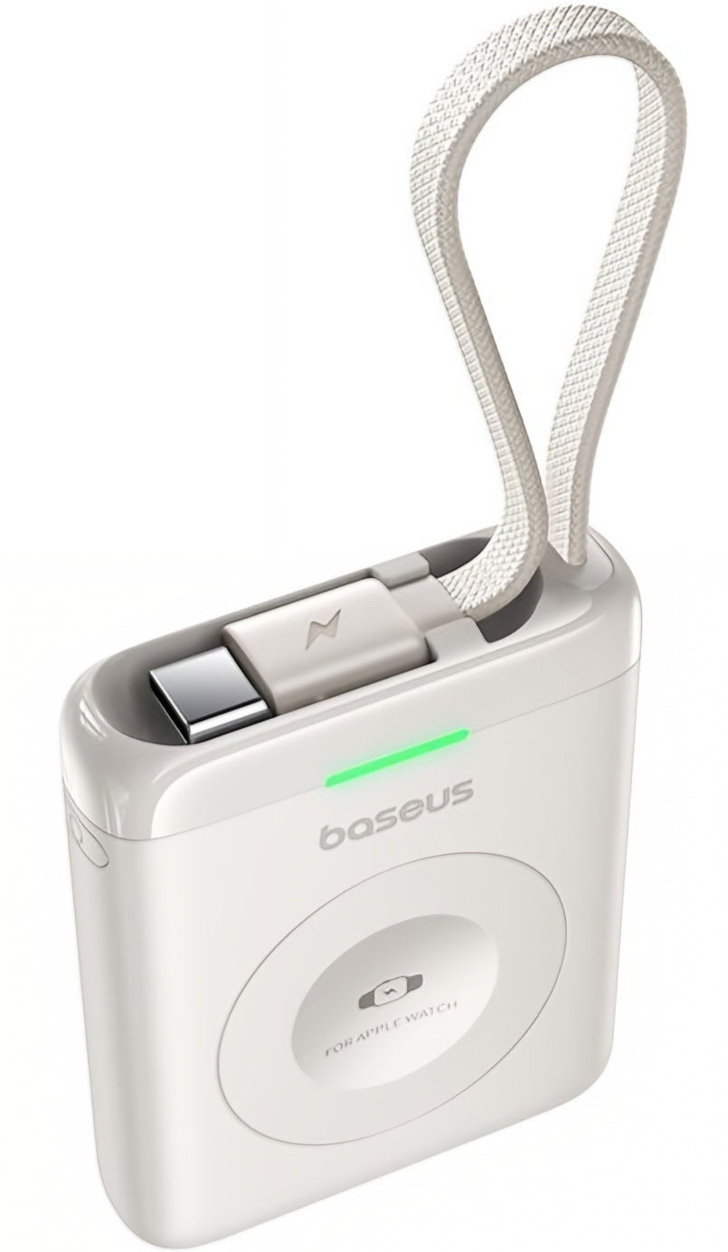 Trådlös Extern Batteri Baseus EnerFill FW11, 1640mAh, 5W, 1 x QI, Vit E0205302