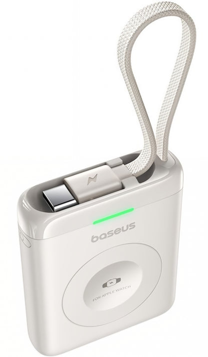 Trådlös Extern Batteri Baseus EnerFill FW11, 1640mAh, 5W, 1 x QI, Vit E0205302