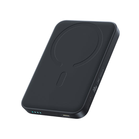 Trådlös Extern Batteri Baseus EnerFill FM11, 10000mAh, 30W, PD + FQI, 1 x QI - 1 x USB-C, Svart