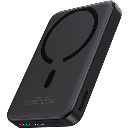 Extern batteri Wireless Baseus Magnetic Mini, 10000mAh, 20W, PD + FQI, 1 x QI - 1 x USB-C, Svart P10059001113-00