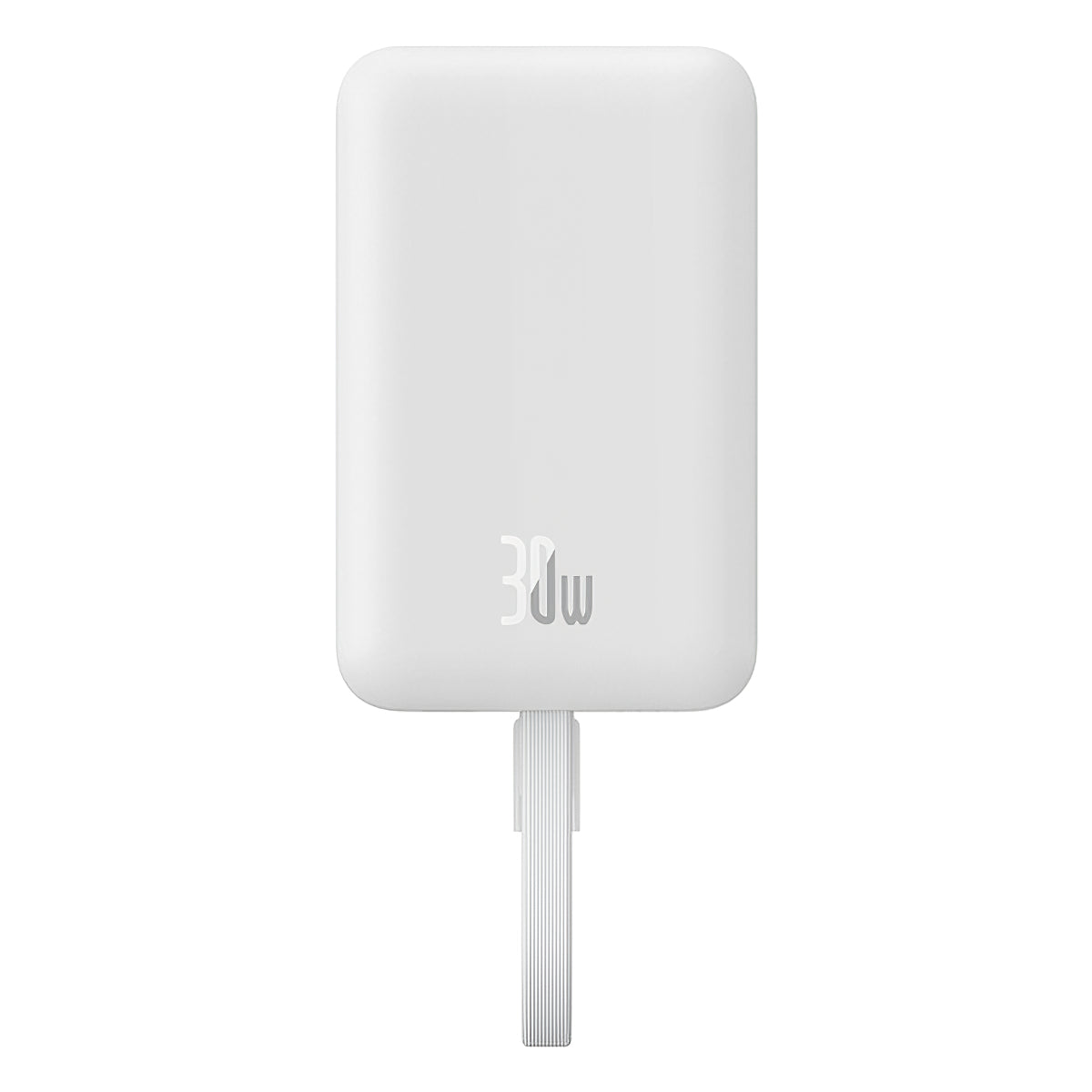 Extern batteri Wireless Baseus Magnetic Mini, 10000mAh, 30W, PD + FQI, 1 x QI - 2 x USB-C, Vit P1002210B223-00