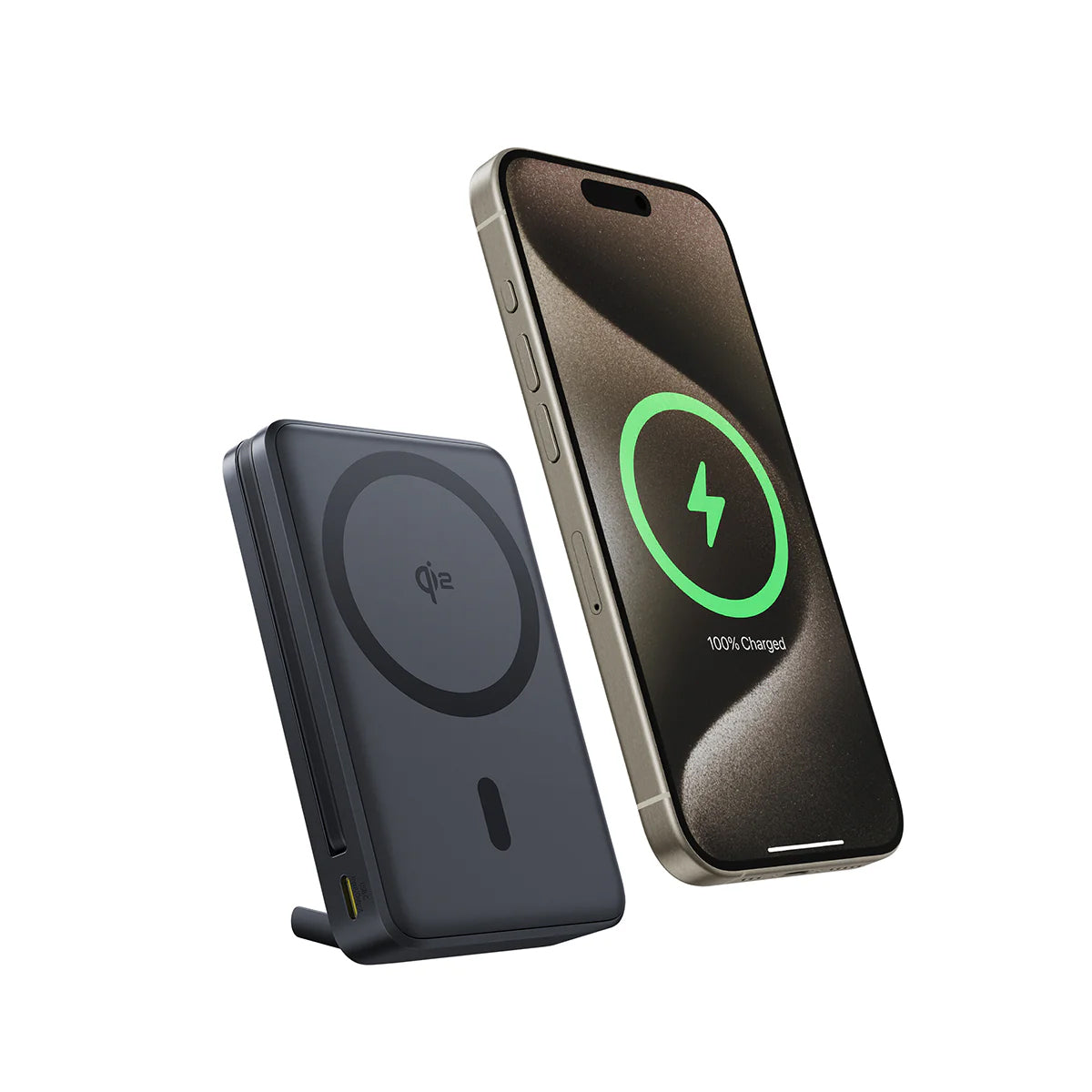 Extern batteri Wireless Baseus Nomos, 10000mAh, 45W, PD + FQI, 1 x QI - 2 x USB-C, Svart P10078800123-00