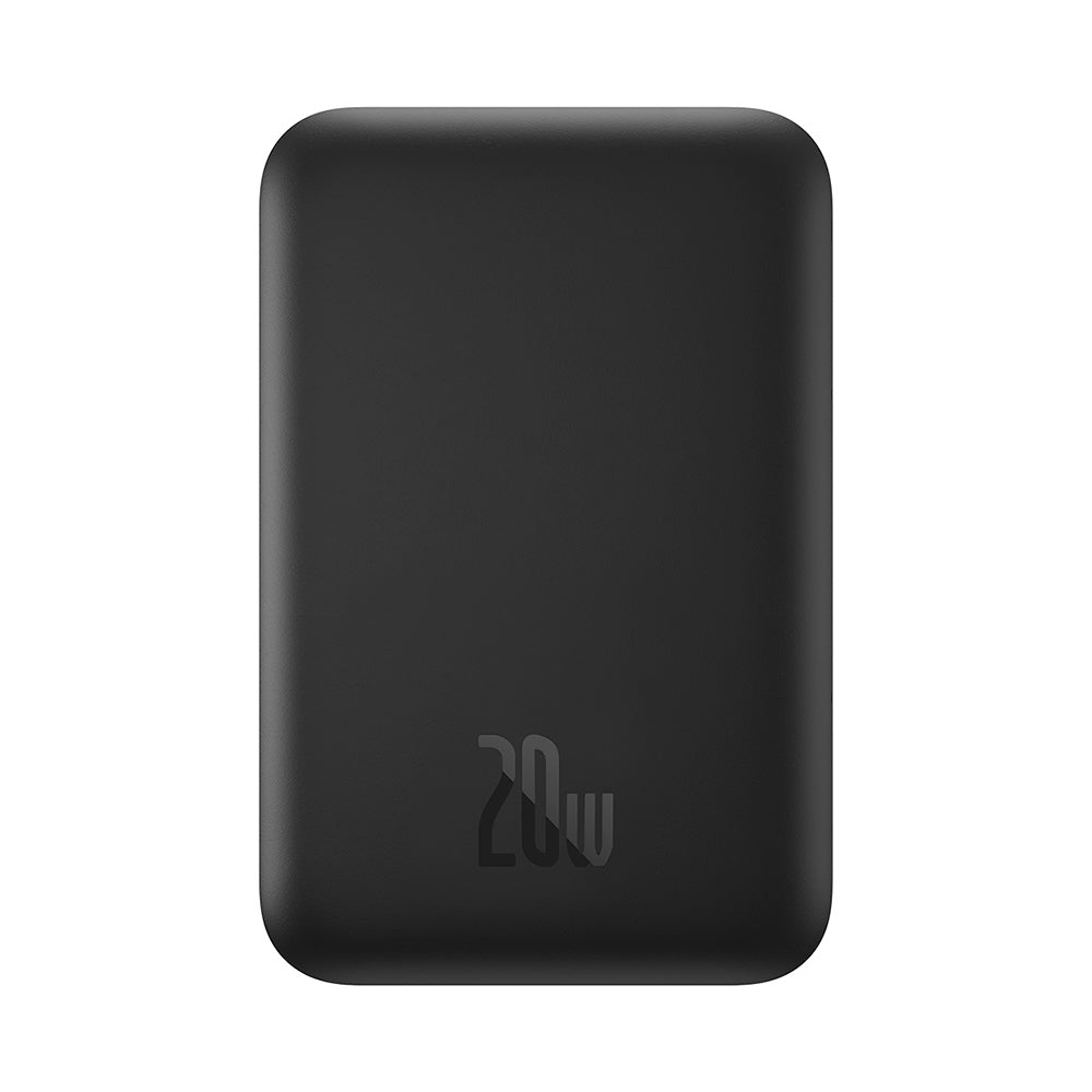 Extern batteri Wireless Baseus Mini Air, 6000mAh, 20W, PD + FQI, 1 x QI - 1 x USB-C, Svart P10059002113-00