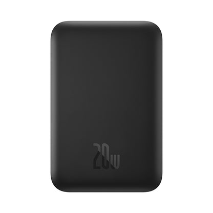 Extern batteri Wireless Baseus Mini Air, 6000mAh, 20W, PD + FQI, 1 x QI - 1 x USB-C, Svart P10059002113-00