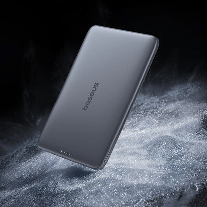 Extern trådlös batteri Baseus PicoGo AM41, 5000mAh, 20W, PD + FQI, 1 x QI - 1 x USB-C, Grå P1007680C813-00