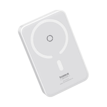 Extern batteri Wireless Baseus MagPro PPCXZ05, 5000mAh, 20W, PD + FQI, 1 x QI - 1 x USB-C, Vit P10064101223-00