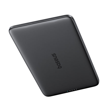 Extern trådlös batteri Baseus PicoGo AM41, 5000mAh, 20W, PD + FQI, 1 x QI - 1 x USB-C, Grå P1007680C813-00