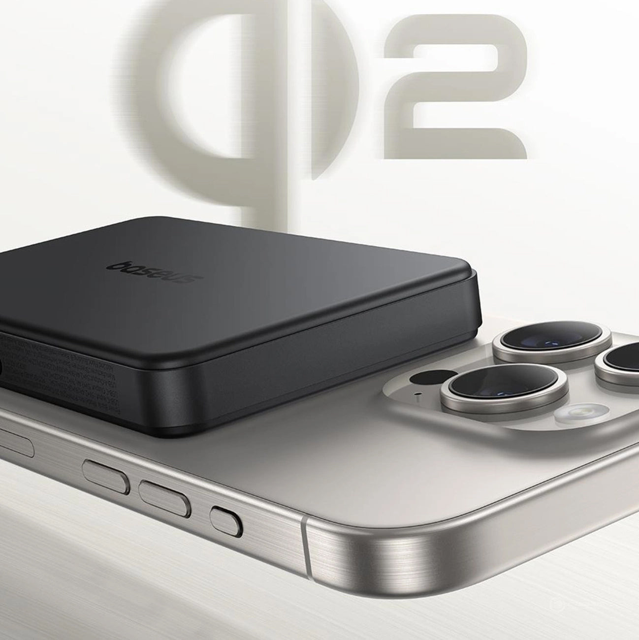 External Wireless Battery Baseus Airpow2 Qi2, 10000mAh, 22.5W, QC + PD + FQI, 1 x QI - 1 x USB-A - 1 x USB-C, Black P10080000123-00