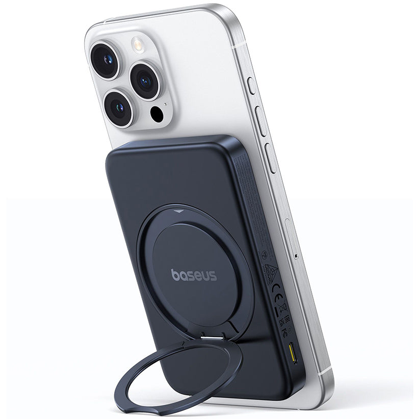 Extern batteri Wireless Baseus PicoGo, 5000mAh, 20W, PD + FQI, 1 x QI - 1 x USB-C, Svart P10076802123-00