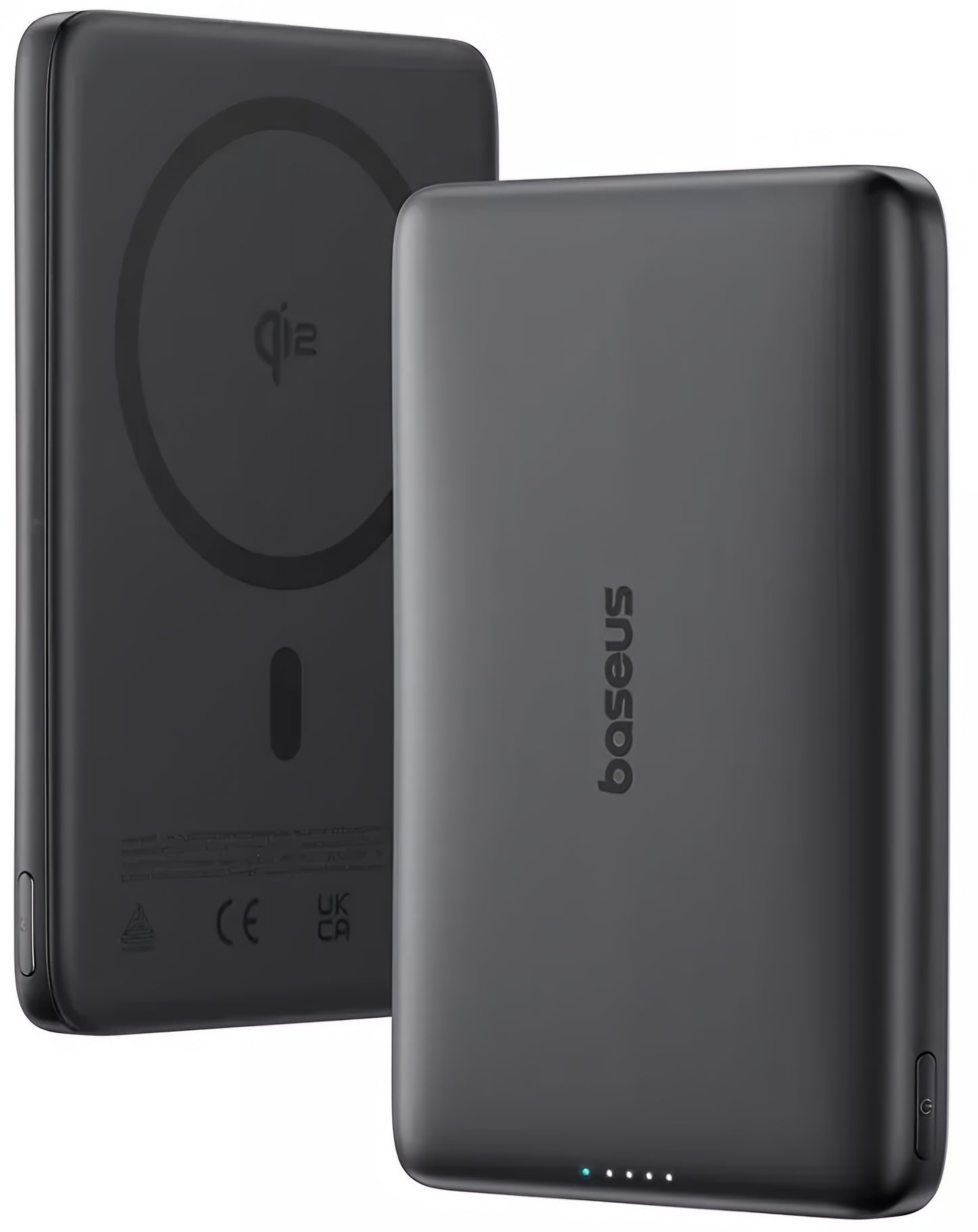 Extern batteri Wireless Baseus PicoGo AM41, 10000mAh, 27W, PD + FQI, 1 x QI - 1 x USB-C, Svart E0027201
