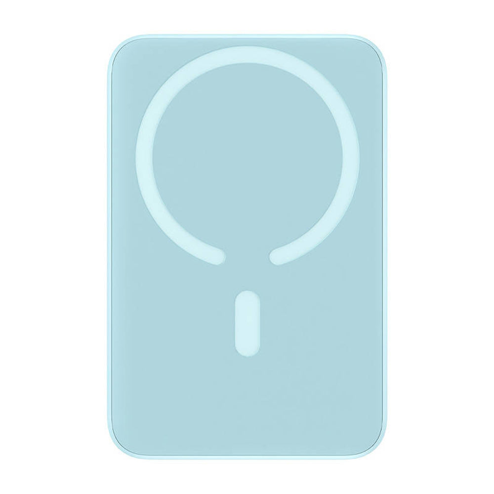 Extern batteri Wireless Baseus Magnetic Mini, 10000mAh, 20W, PD + FQI, 1 x QI - 1 x USB-C, Blå PPCX110103