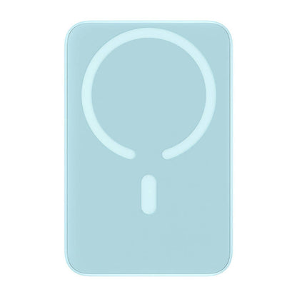 Extern batteri Wireless Baseus Magnetic Mini, 10000mAh, 20W, PD + FQI, 1 x QI - 1 x USB-C, Blå PPCX110103