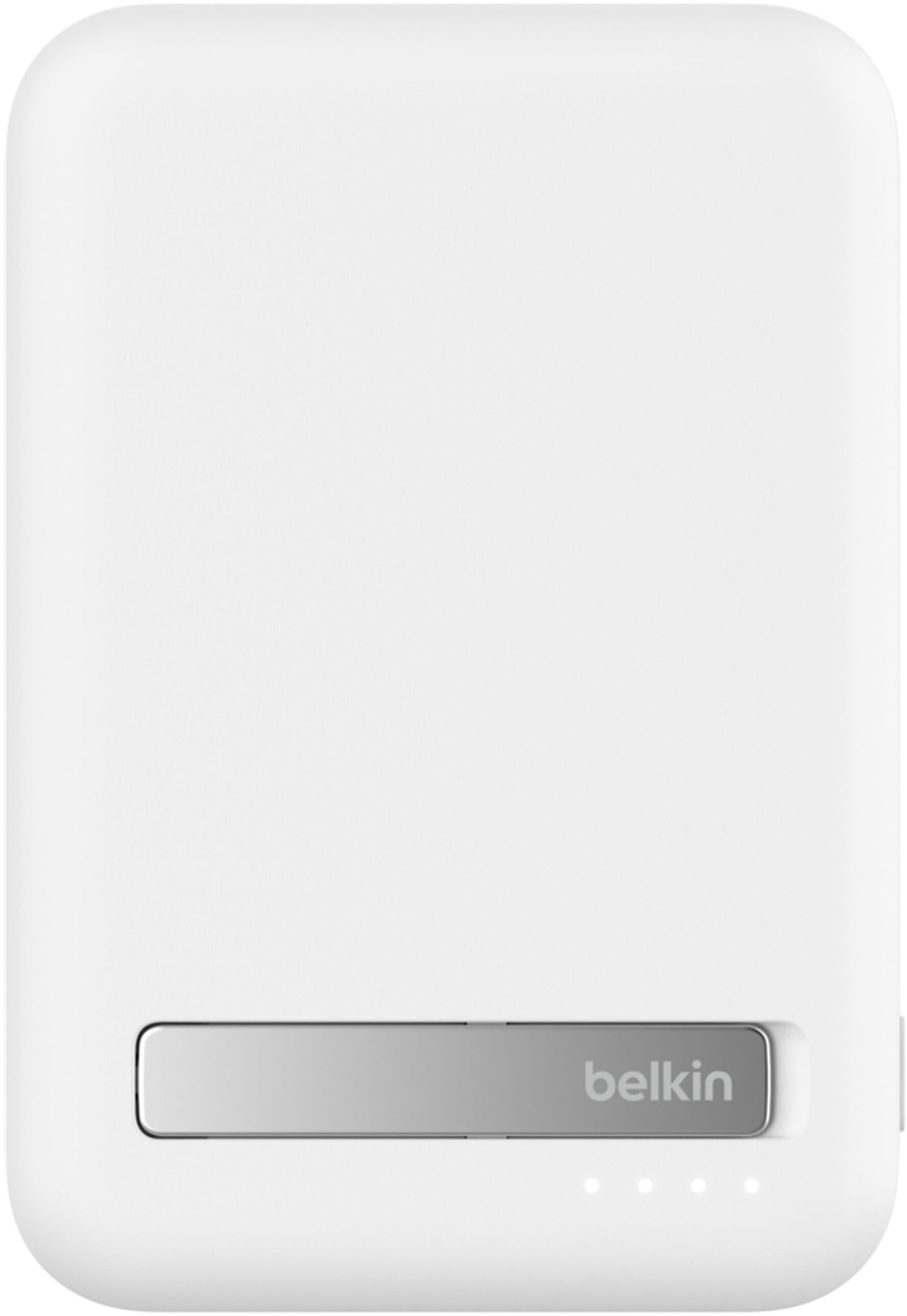 Belkin BoostCharge Pro trådlös powerbank med ställ, 8000mAh, 15W, FQI, 1 x QI - 1 x USB-C, Vit BPD007btWH