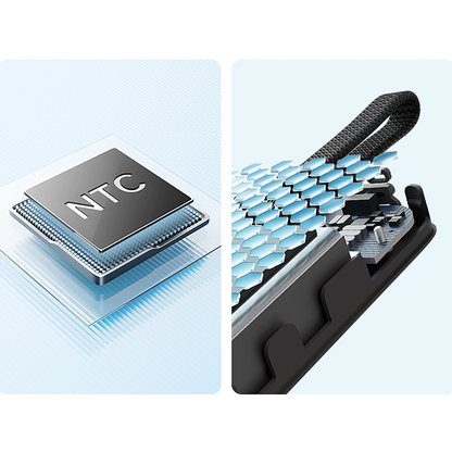 Trådlös Extern Batteri Cuktech CP132ML, 10000mAh, 22,5W, PD + QI, 2 x USB-C, Vit