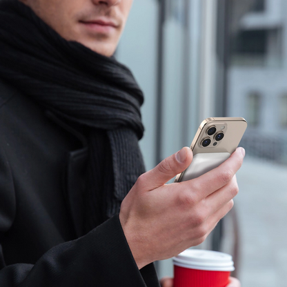 Extern batteri Wireless Dudao K26s, 5000mAh, 20W, PD + FQI, 1 x QI - 1 x USB-C, Vit