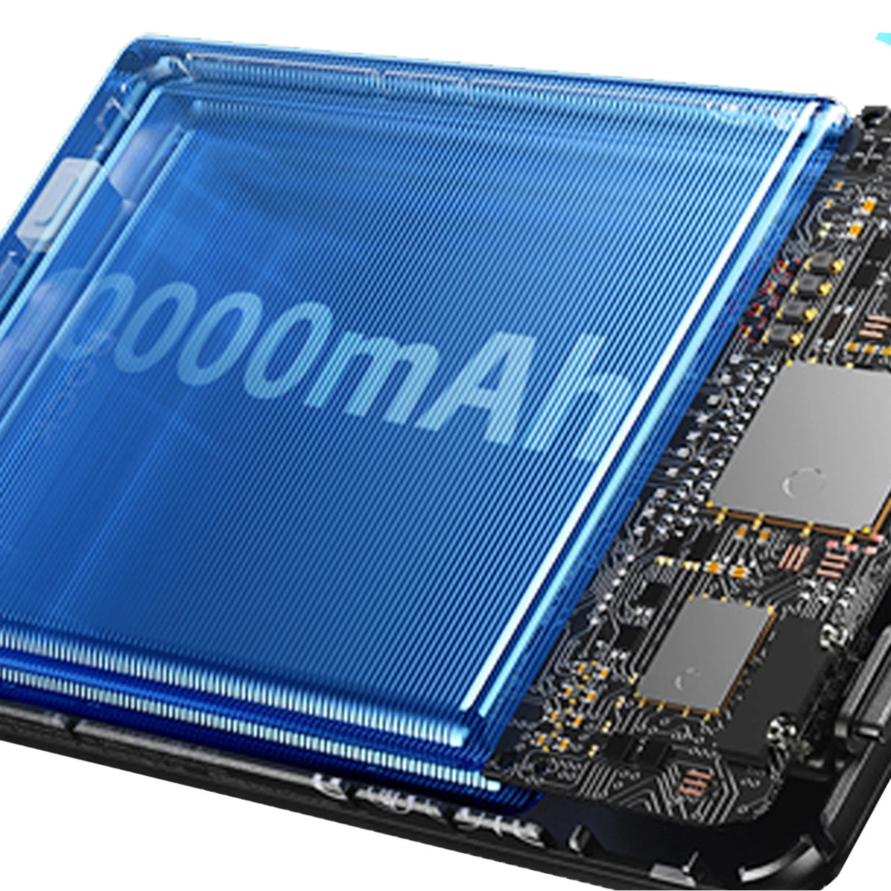 Extern batteri Dudao K29 Wireless, 10000mAh, 20W, PD + FQI, 1 x Lightning - 1 x QI - 1 x USB-C, Grå