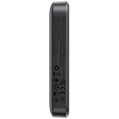 Extern Trådlös Batteri Joyroom JR-W020, 10000mAh, 20W, QC + PD + FQI, 1 x QI - 1 x USB-A - 1 x USB-C, Svart