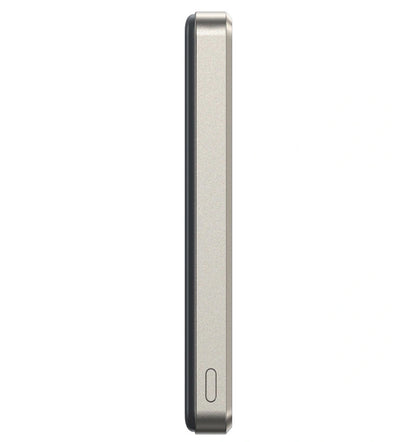 Joyroom JR-PBM08 Pro trådlös powerbank, 10000mAh, 22,5W, PD + FQI, 1 x QI - 2 x USB-C, beige