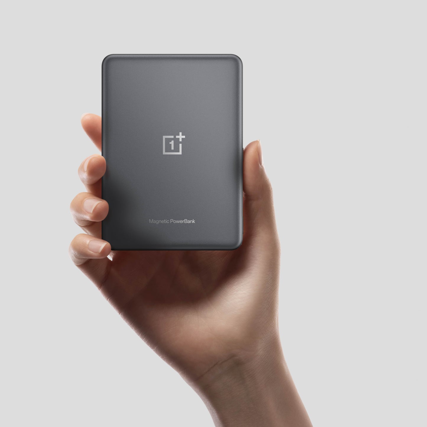 Externt trådlöst batteri OnePlus Slim Magnetic, 5000mAh, 10W, FQI, 1 x USB-C, Grå 5411100015